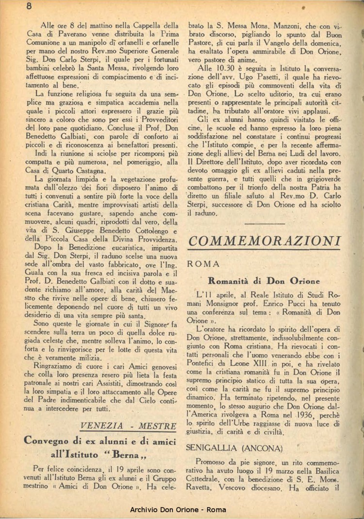 La piccola Opera della Divina Provvidenza, 37, 06, 01-06-1942, pagina 8