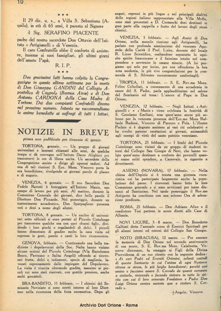 La piccola Opera della Divina Provvidenza, 37, 06, 01-06-1942, pagina 10