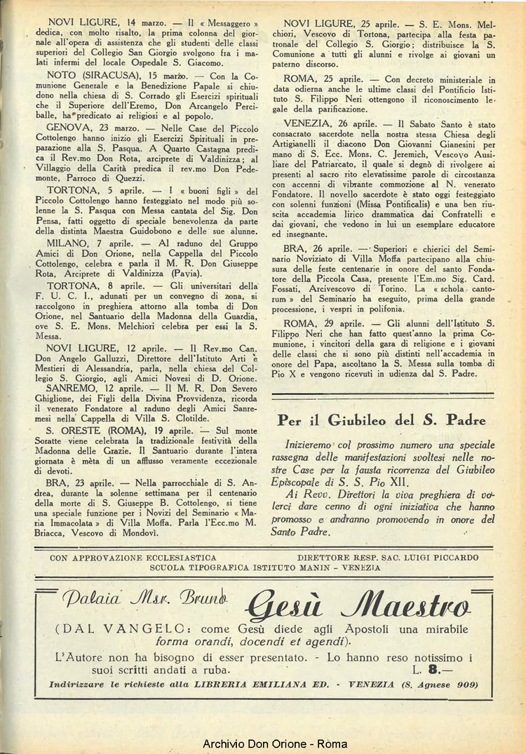 La piccola Opera della Divina Provvidenza, 37, 06, 01-06-1942, pagina 11
