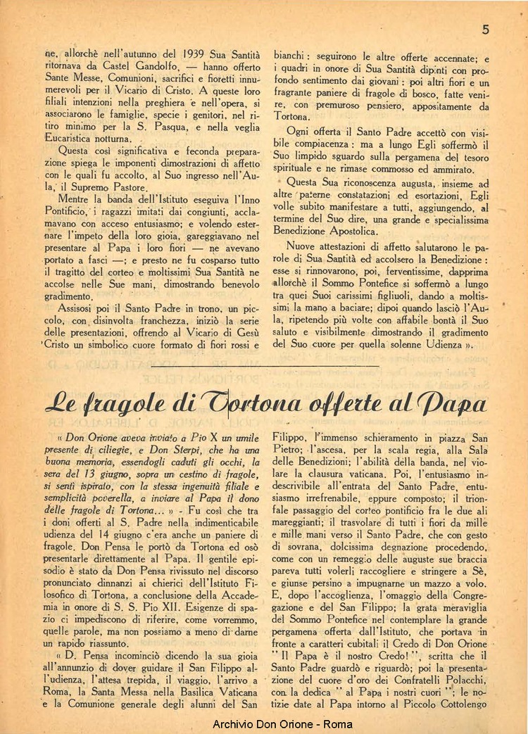 La piccola Opera della Divina Provvidenza, 37, 07, 01-07-1942, pagina 5