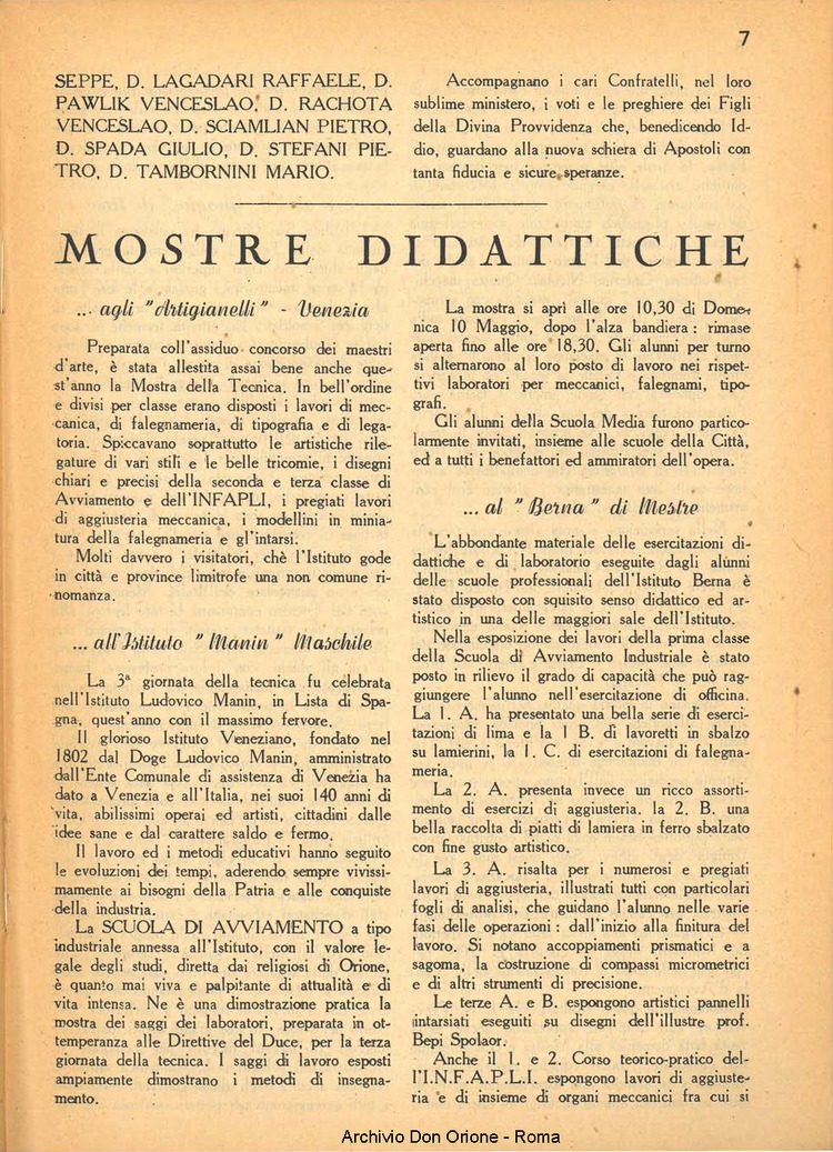 La piccola Opera della Divina Provvidenza, 37, 07, 01-07-1942, pagina 7