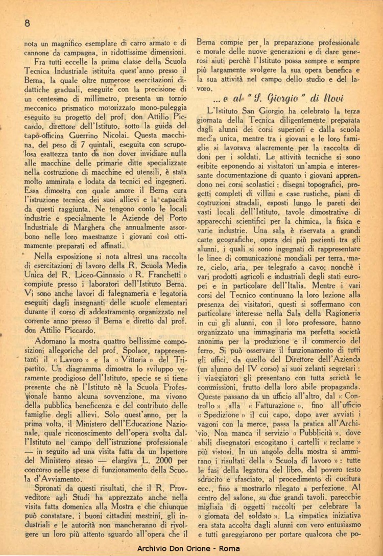 La piccola Opera della Divina Provvidenza, 37, 07, 01-07-1942, pagina 8