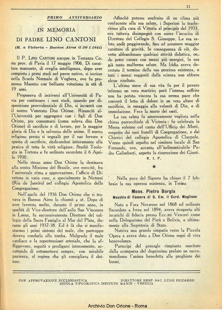 La piccola Opera della Divina Provvidenza, 37, 07, 01-07-1942, pagina 11