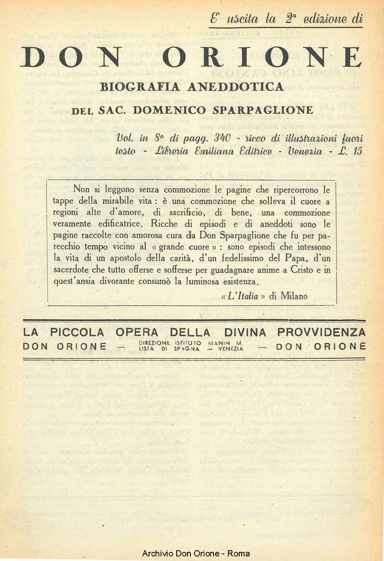 La piccola Opera della Divina Provvidenza, 37, 07, 01-07-1942, pagina 12