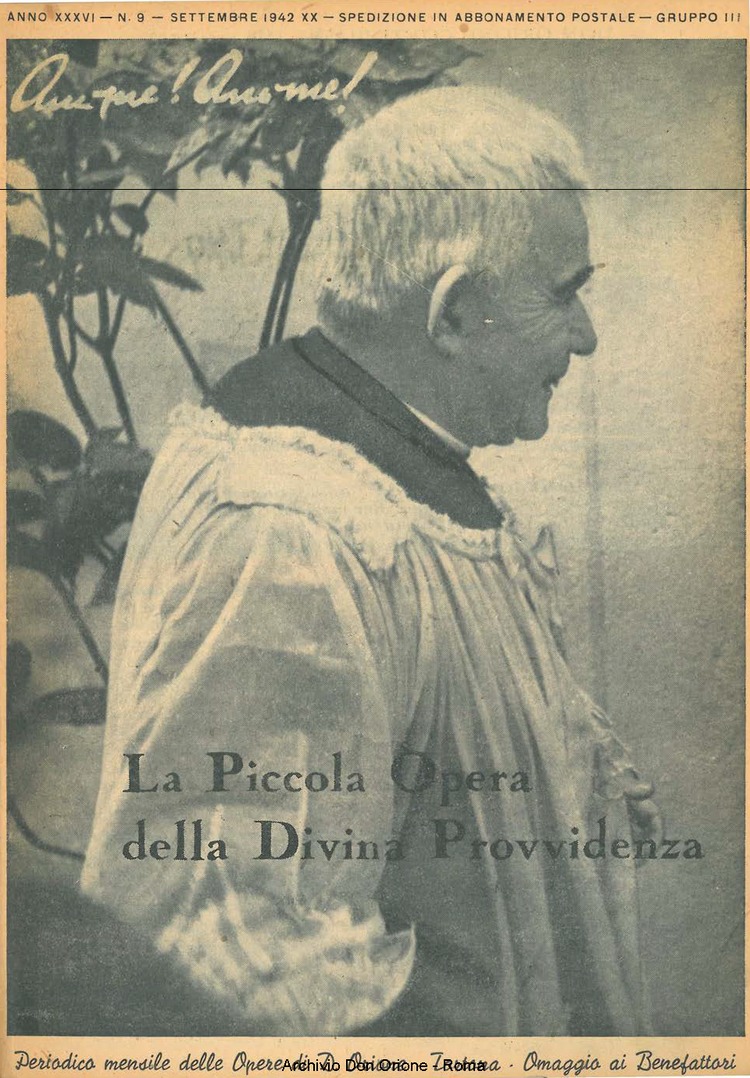 La piccola Opera della Divina Provvidenza, 37, 09, 01-09-1942, pagina 1