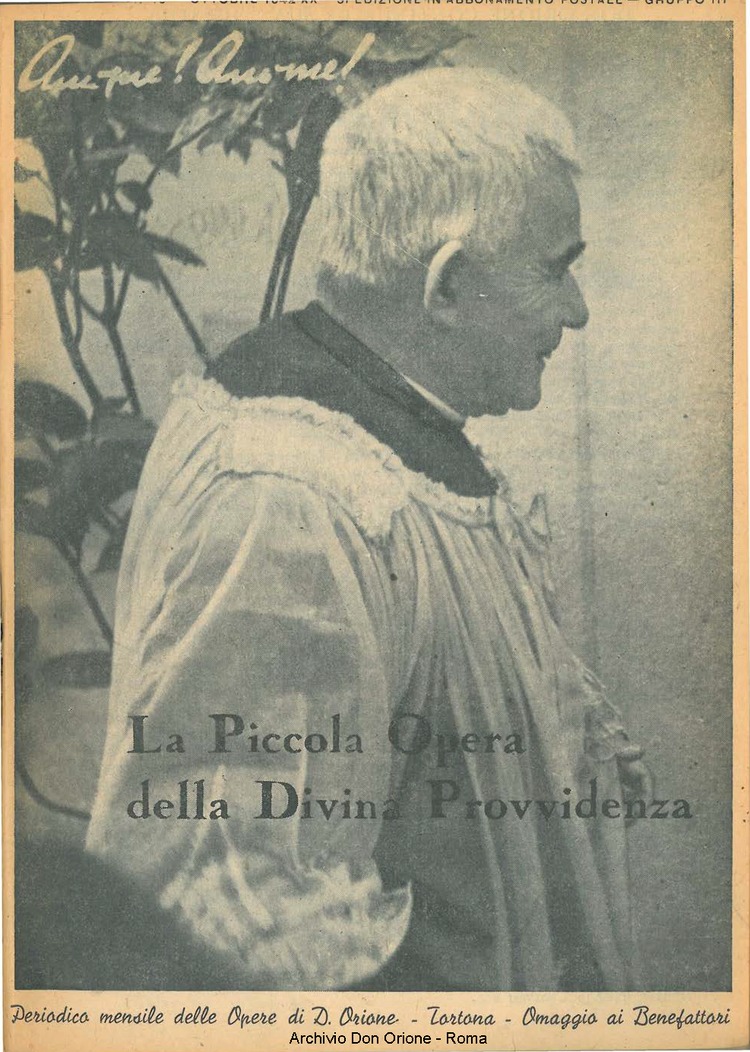 La piccola Opera della Divina Provvidenza, 37, 10, 01-10-1942, pagina 1