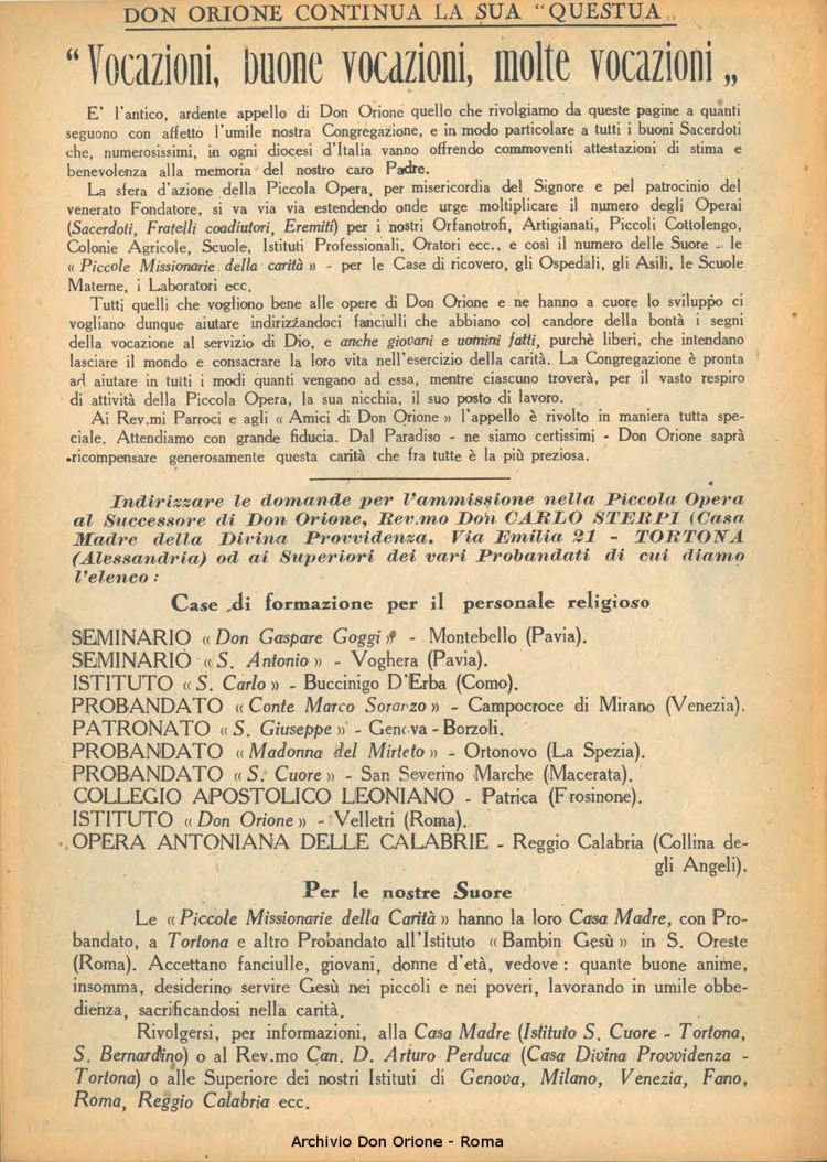 La piccola Opera della Divina Provvidenza, 37, 10, 01-10-1942, pagina 2