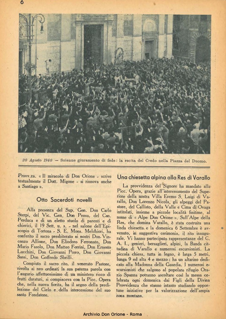 La piccola Opera della Divina Provvidenza, 37, 10, 01-10-1942, pagina 6