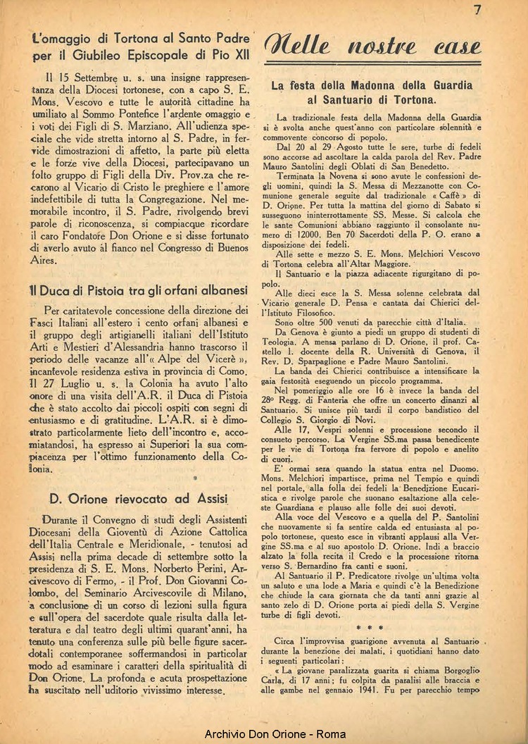La piccola Opera della Divina Provvidenza, 37, 10, 01-10-1942, pagina 7