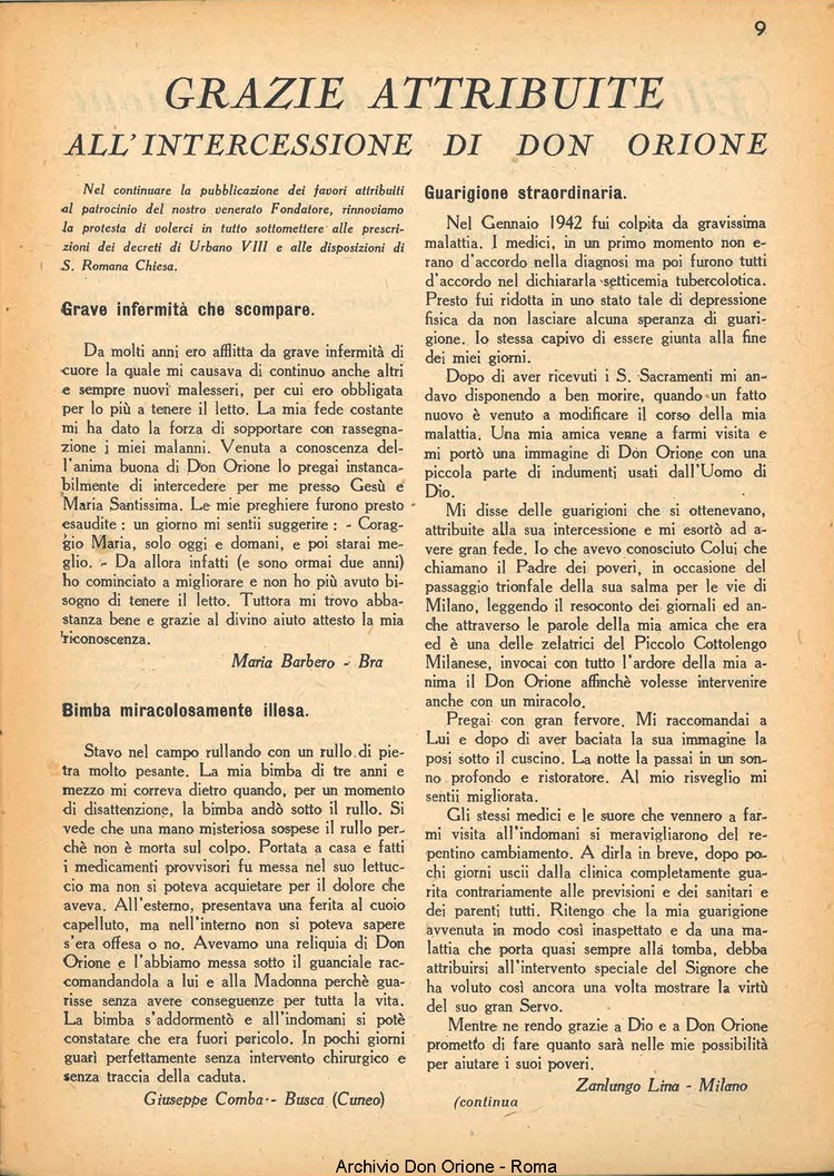 La piccola Opera della Divina Provvidenza, 37, 10, 01-10-1942, pagina 9