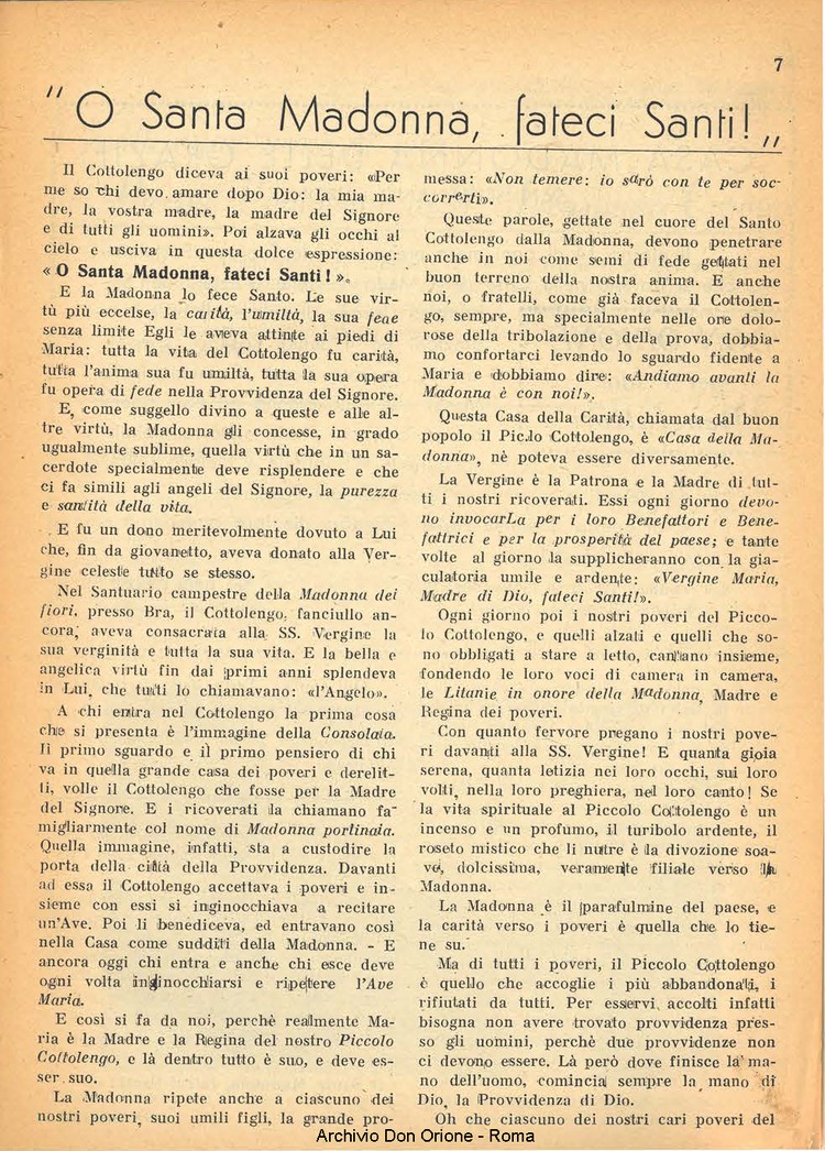 La piccola Opera della Divina Provvidenza, 37, 10, 01-10-1942, pagina 21