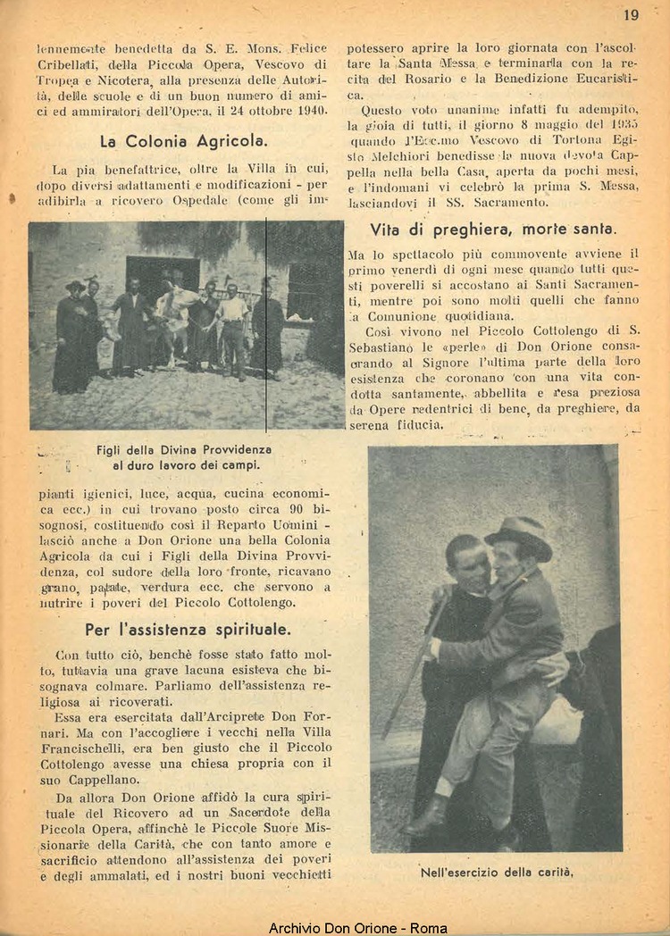 La piccola Opera della Divina Provvidenza, 37, 10, 01-10-1942, pagina 33