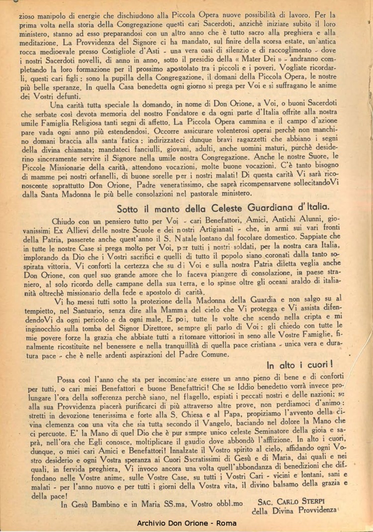 La piccola Opera della Divina Provvidenza, 37, 12, 01-12-1942, pagina 6