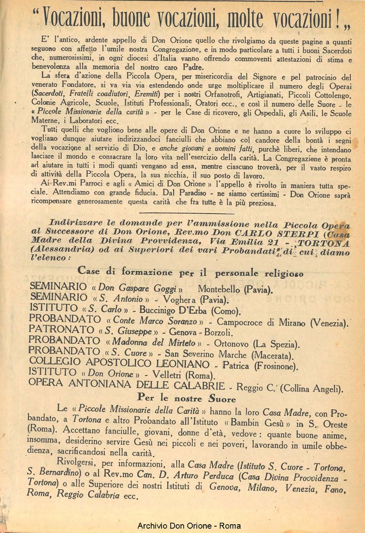 La piccola Opera della Divina Provvidenza, 37, 12, 01-12-1942, pagina 11