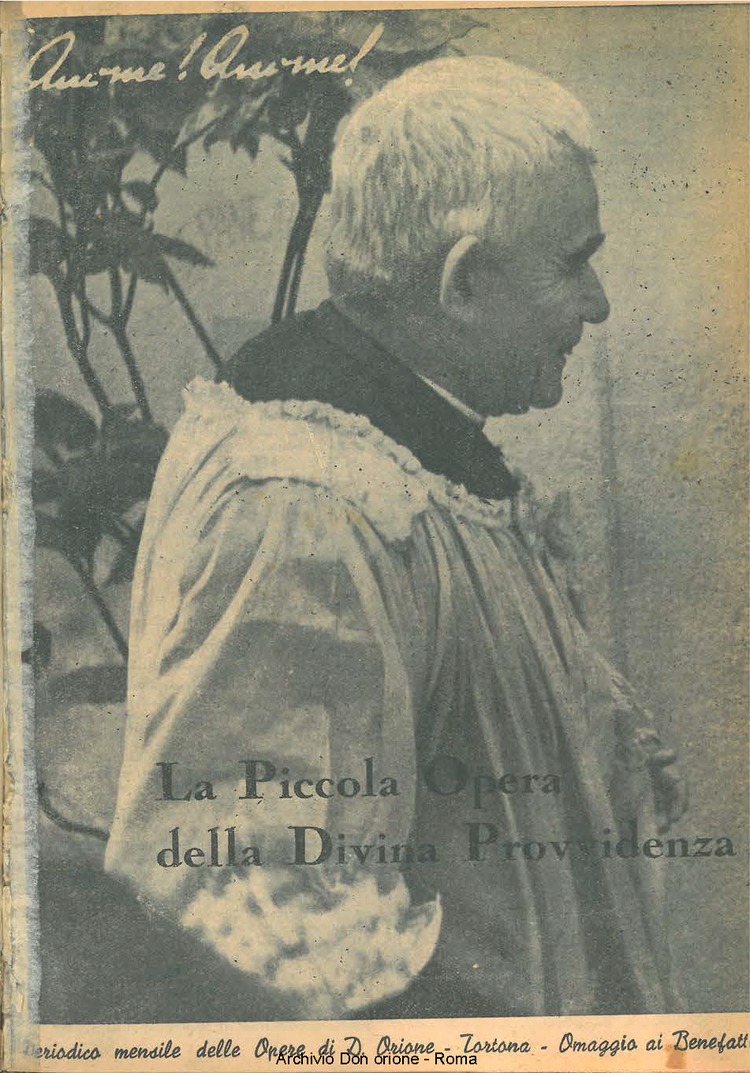La piccola Opera della Divina Provvidenza, 38, 01, 01-01-1943, pagina 1