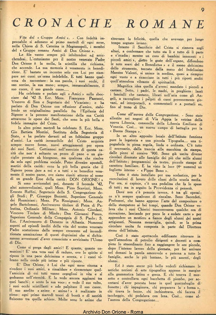 La piccola Opera della Divina Provvidenza, 38, 02, 01-02-1943, pagina 9