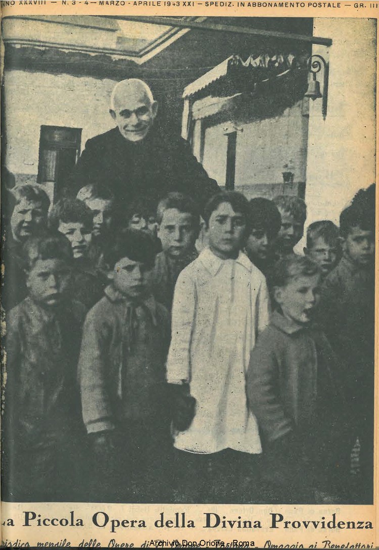 La piccola Opera della Divina Provvidenza, 38, 03_04, 01-04-1943, pagina 1