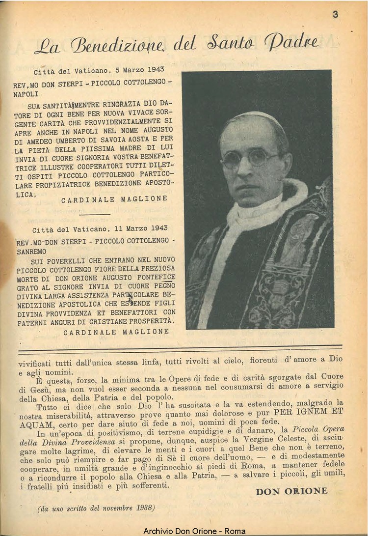 La piccola Opera della Divina Provvidenza, 38, 03_04, 01-04-1943, pagina 5