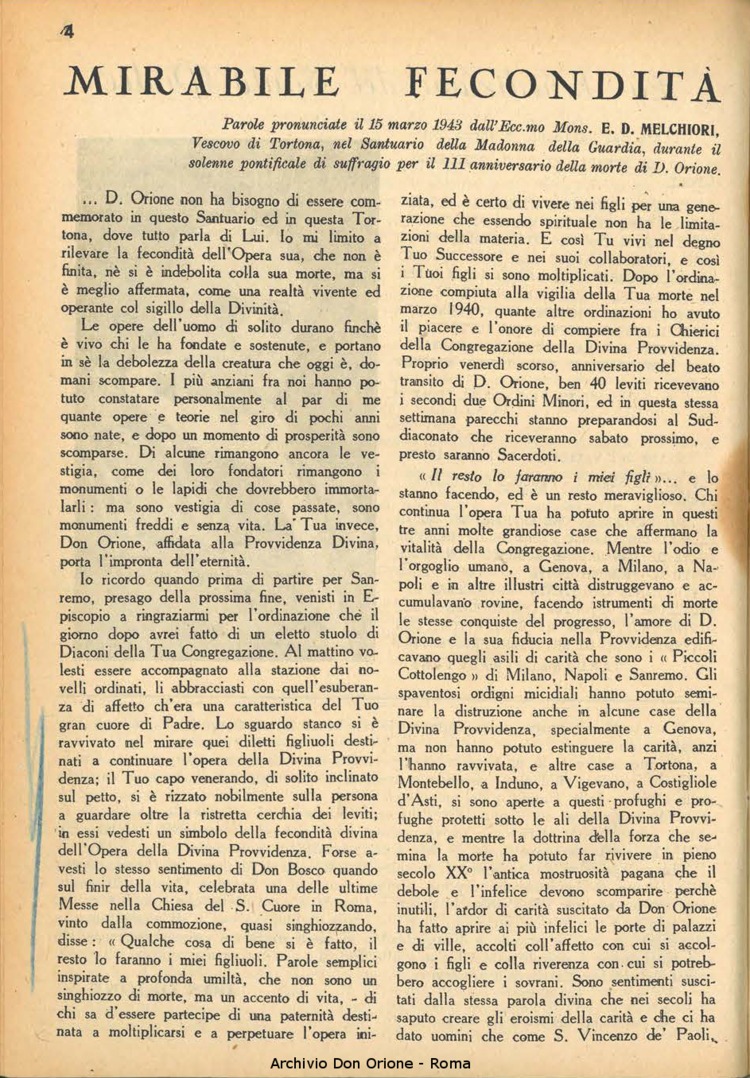 La piccola Opera della Divina Provvidenza, 38, 03_04, 01-04-1943, pagina 6