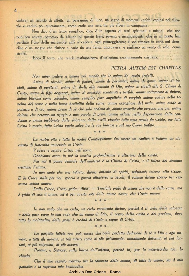 La piccola Opera della Divina Provvidenza, 38, 05, 01-05-1943, pagina 4