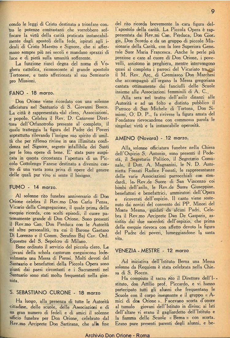 La piccola Opera della Divina Provvidenza, 38, 05, 01-05-1943, pagina 9