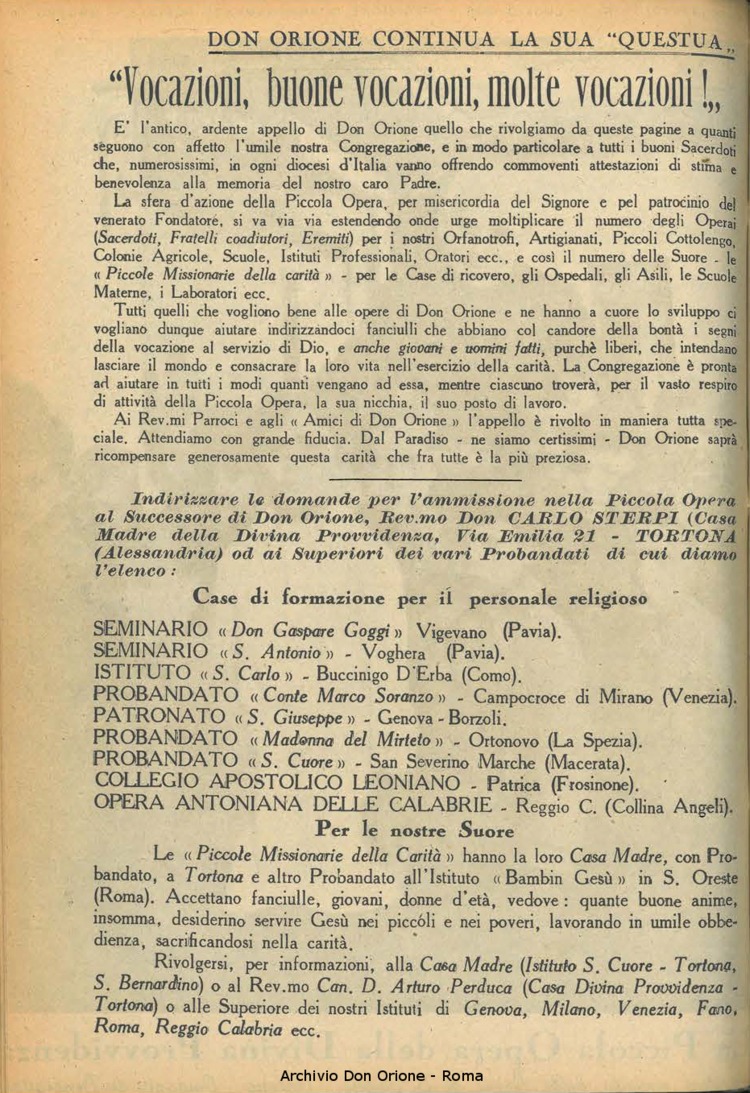 La piccola Opera della Divina Provvidenza, 38, 07, 01-07-1943, pagina 2