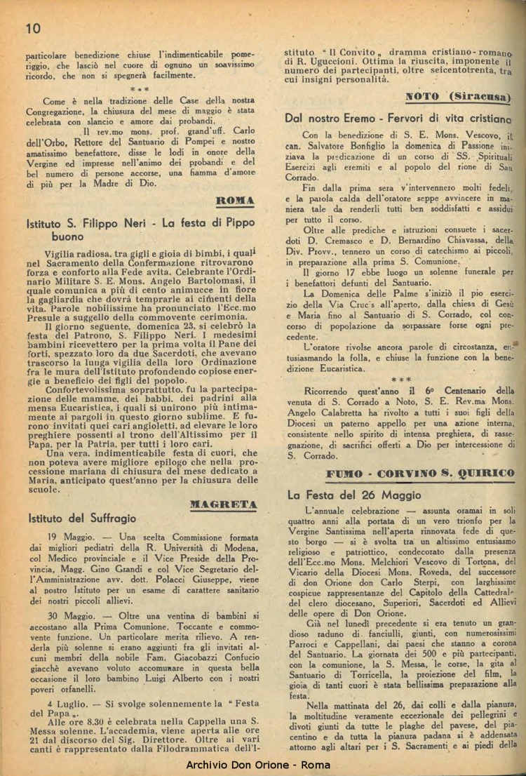 La piccola Opera della Divina Provvidenza, 38, 07, 01-07-1943, pagina 10