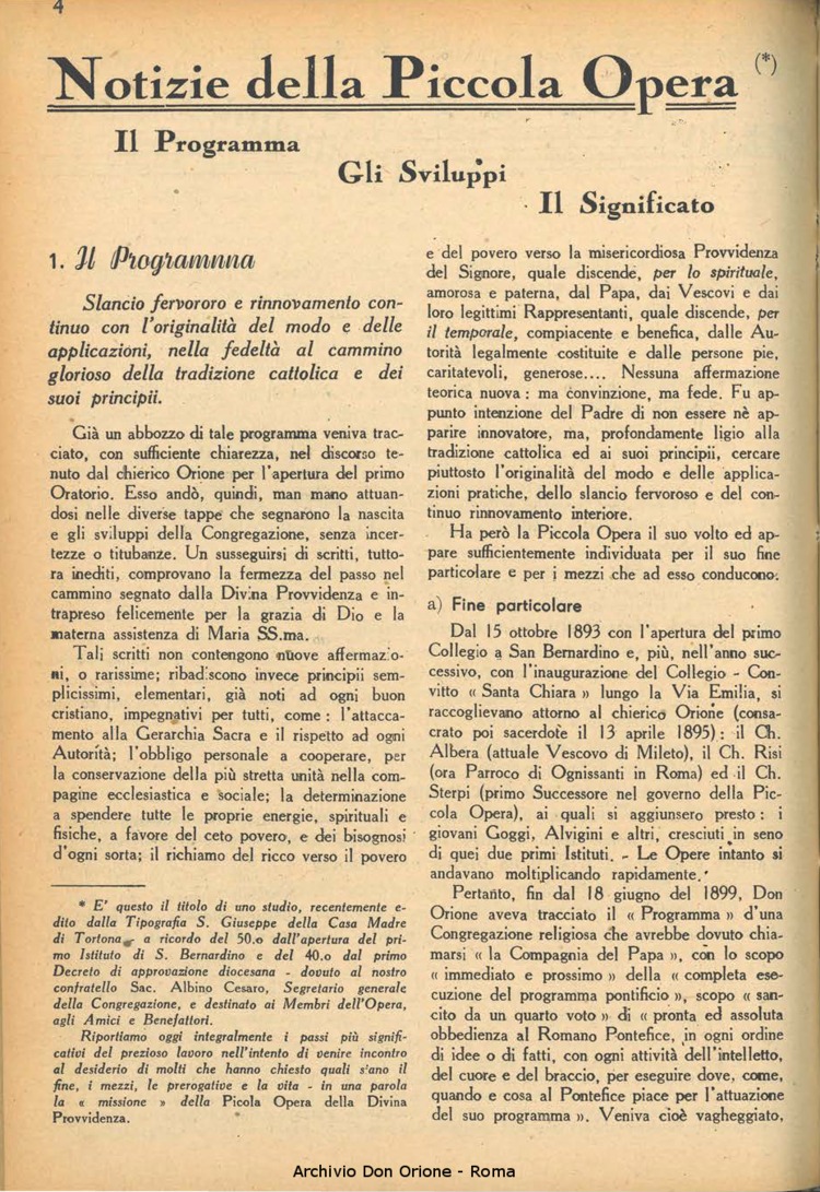 La piccola Opera della Divina Provvidenza, 38, 10, 01-12-1943, pagina 6
