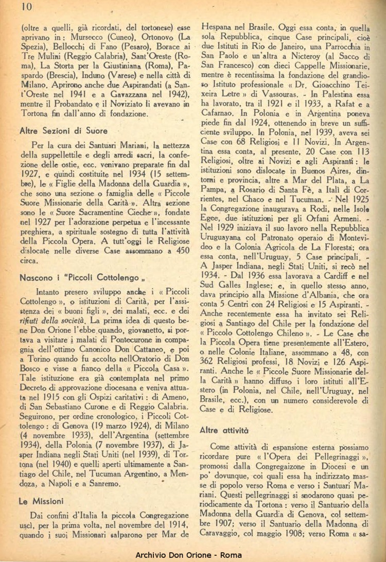 La piccola Opera della Divina Provvidenza, 38, 10, 01-12-1943, pagina 12