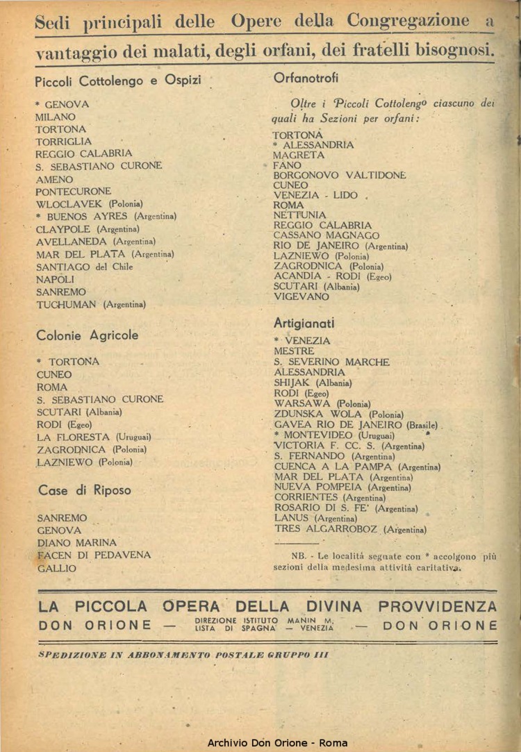 La piccola Opera della Divina Provvidenza, 38, 10, 01-12-1943, pagina 32