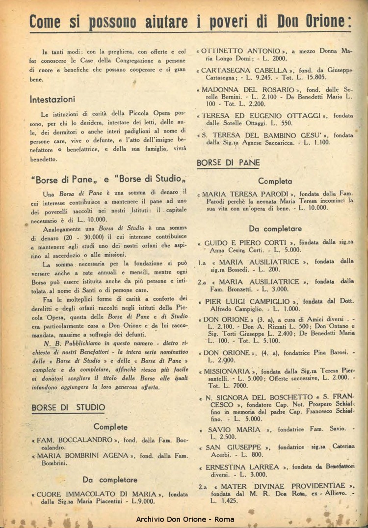 La piccola Opera della Divina Provvidenza, 39, 02, 1944, 01-04-1944, pagina 2