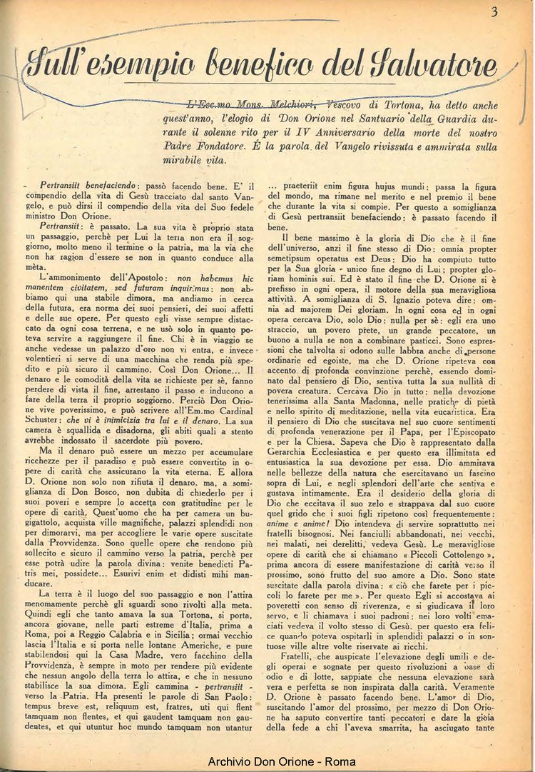 La piccola Opera della Divina Provvidenza, 39, 02, 1944, 01-04-1944, pagina 5
