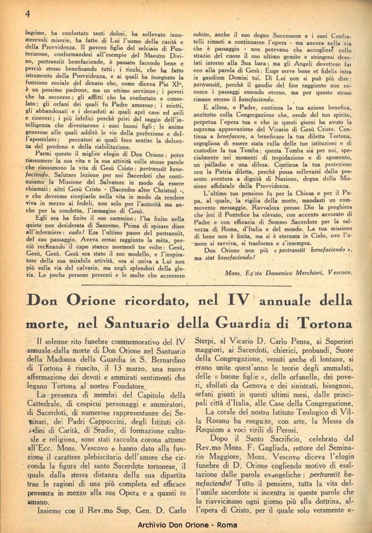 La piccola Opera della Divina Provvidenza, 39, 02, 1944, 01-04-1944, pagina 6