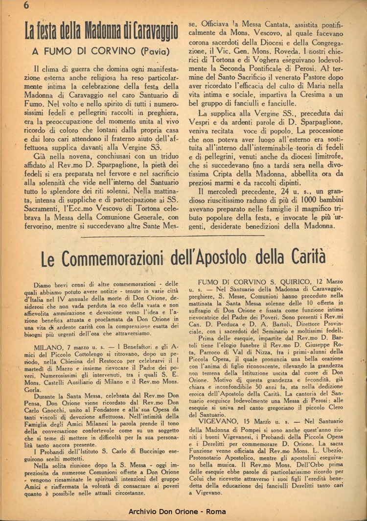 La piccola Opera della Divina Provvidenza, 39, 03, 1944, 01-06-1944, pagina 7