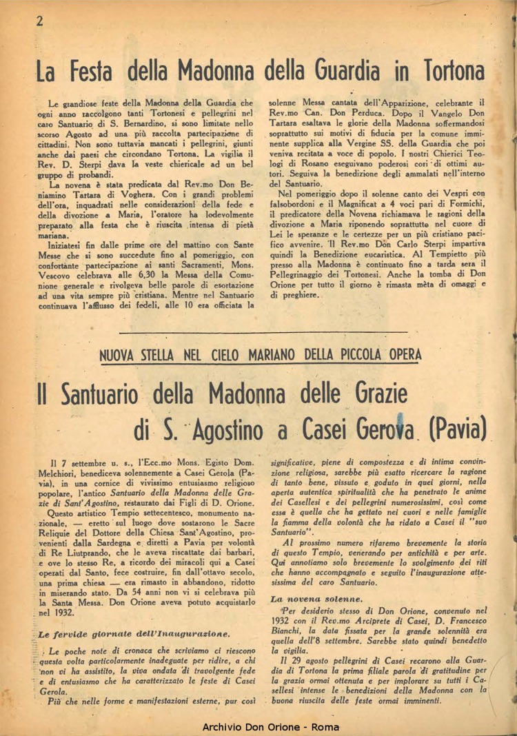 La piccola Opera della Divina Provvidenza, 39, 04, 1944, 01-12-1944, pagina 4