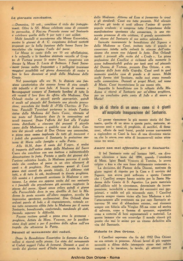 La piccola Opera della Divina Provvidenza, 39, 04, 1944, 01-12-1944, pagina 6
