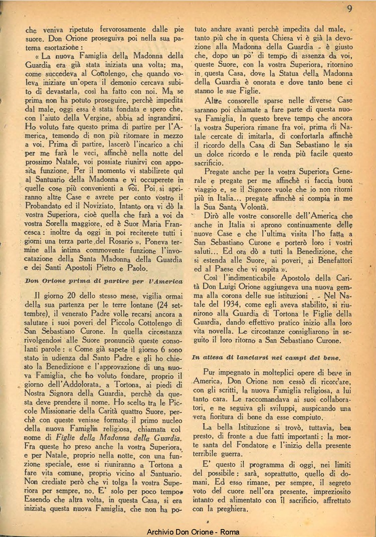 La piccola Opera della Divina Provvidenza, 39, 04, 1944, 01-12-1944, pagina 11