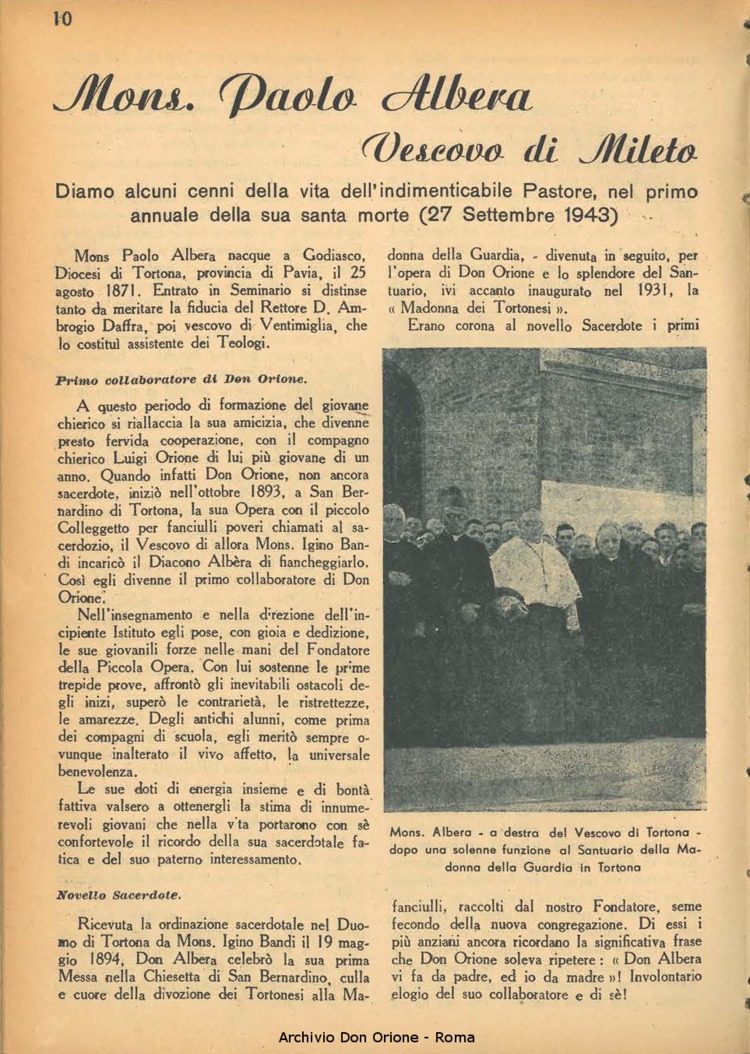La piccola Opera della Divina Provvidenza, 39, 04, 1944, 01-12-1944, pagina 12