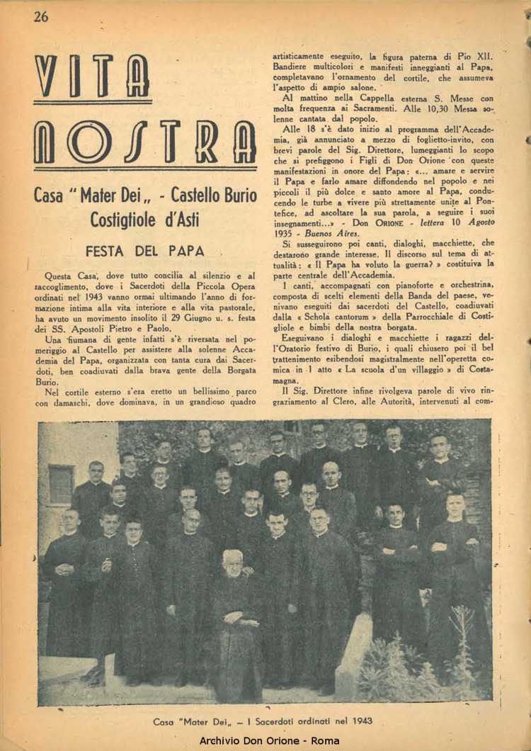 La piccola Opera della Divina Provvidenza, 39, 04, 1944, 01-12-1944, pagina 28
