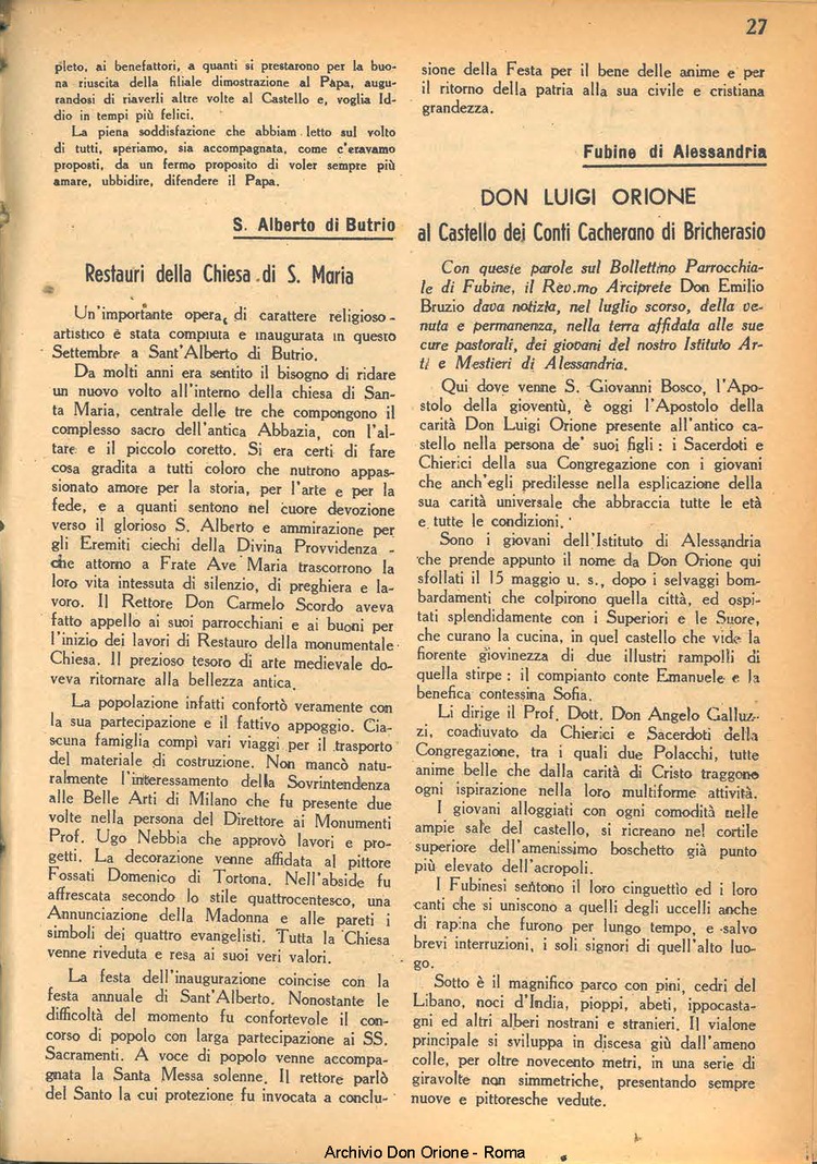 La piccola Opera della Divina Provvidenza, 39, 04, 1944, 01-12-1944, pagina 29
