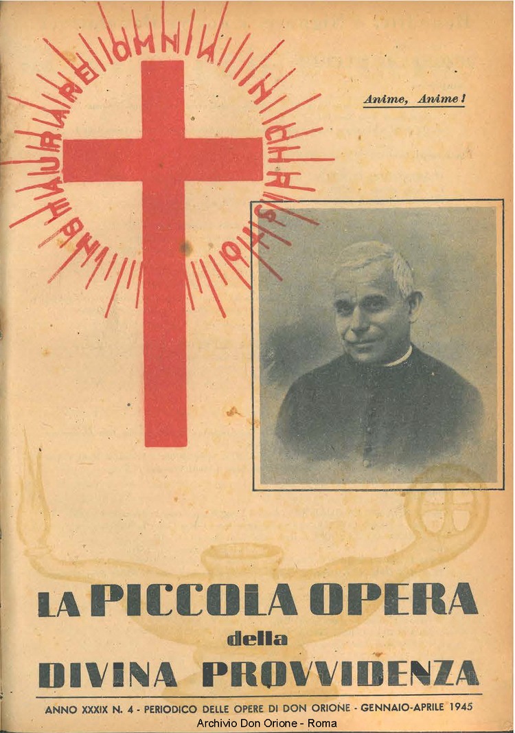 La piccola Opera della Divina Provvidenza, 39, 04, 1945, 01-04-1945, pagina 1