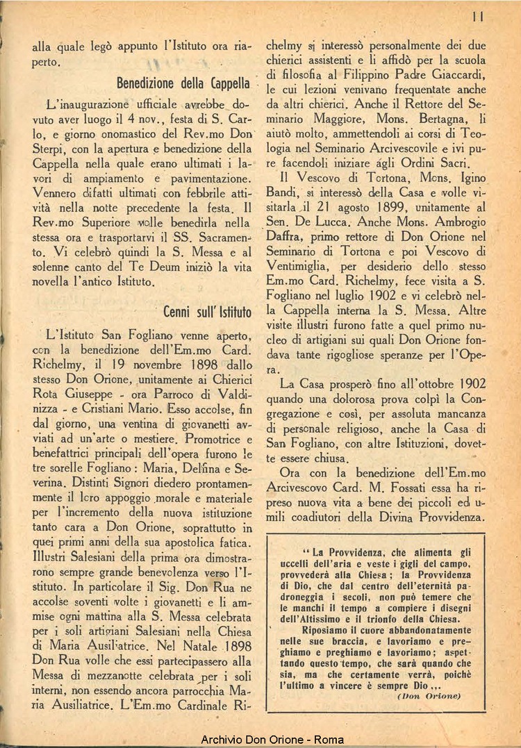 La piccola Opera della Divina Provvidenza, 39, 04, 1945, 01-04-1945, pagina 13