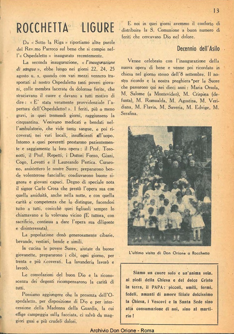 La piccola Opera della Divina Provvidenza, 39, 04, 1945, 01-04-1945, pagina 15