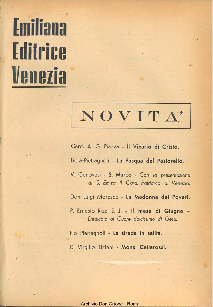 La piccola Opera della Divina Provvidenza, 39, 04, 1945, 01-04-1945, pagina 19