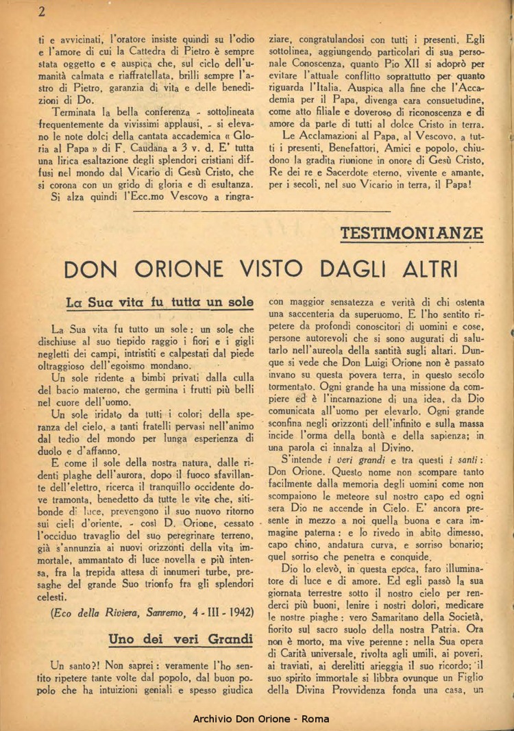 La piccola Opera della Divina Provvidenza, 39, 05, 1945, 01-08-1945, pagina 4