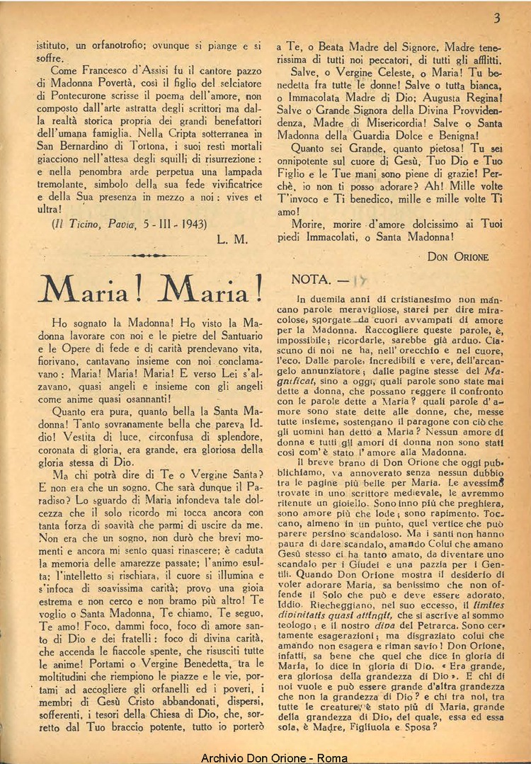 La piccola Opera della Divina Provvidenza, 39, 05, 1945, 01-08-1945, pagina 5