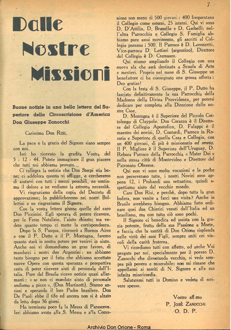 La piccola Opera della Divina Provvidenza, 39, 05, 1945, 01-08-1945, pagina 9