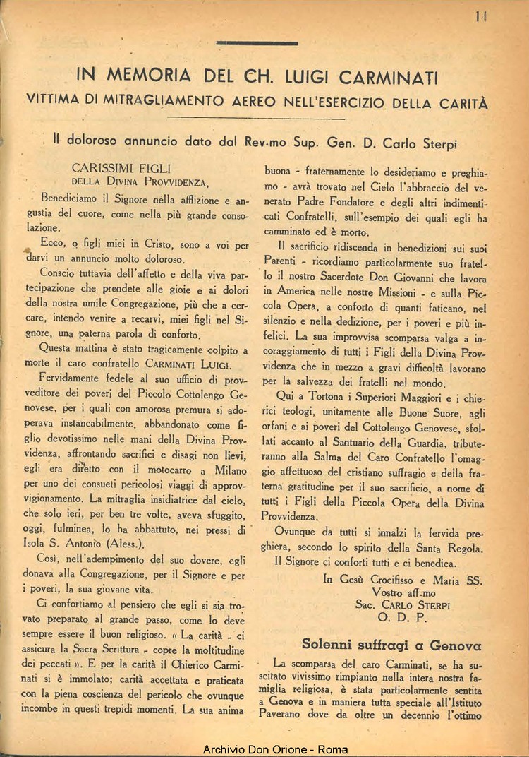 La piccola Opera della Divina Provvidenza, 39, 05, 1945, 01-08-1945, pagina 13