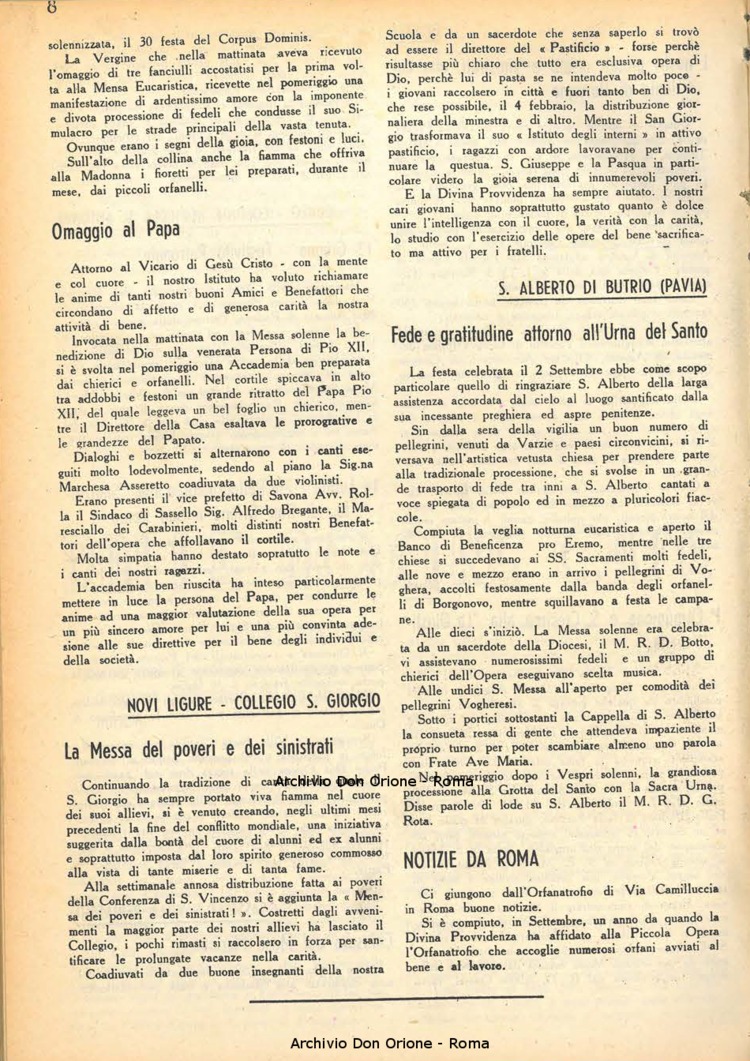 La piccola Opera della Divina Provvidenza, 39, 06, 1945, 01-10-1945, pagina 10