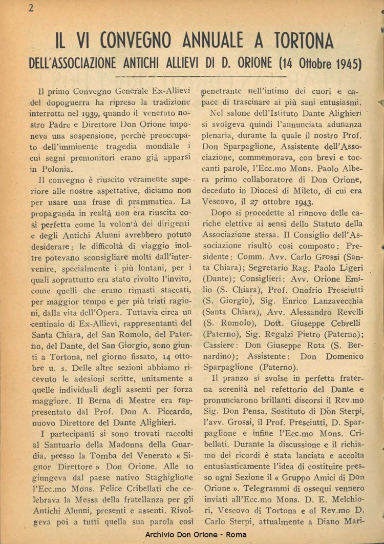 La piccola Opera della Divina Provvidenza, 39, 07, 1945, 01-12-1945, pagina 4